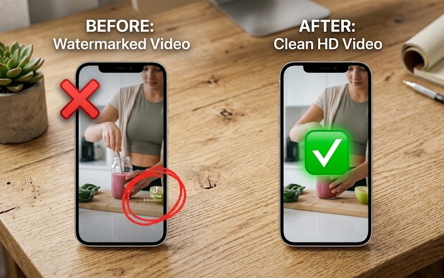 save tiktok android gallery without watermark